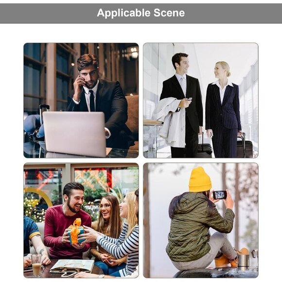 💫 Coscooa Crossbody Bags Men Black Leather Purse Satchel Travel Messenger bag - Picture 7 of 7